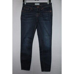 Madewell Skinny Jeans Womens Size 26 Blue Denim Mid Rise Dark Wash Casual